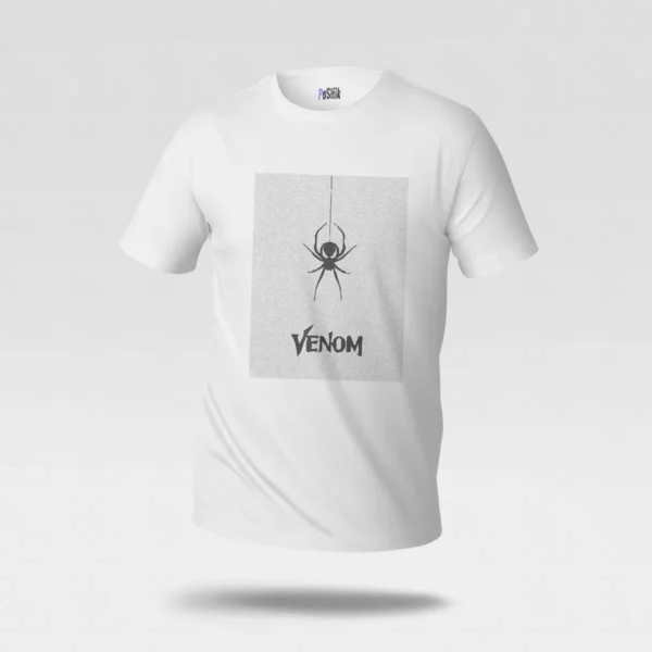 تیشرت ونوم طرح عنکبوت مینیمال (Venom) کد po7386