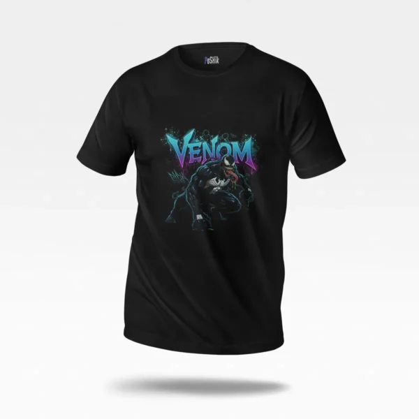 تیشرت ونوم طرح نئونی (Venom) کد po7487