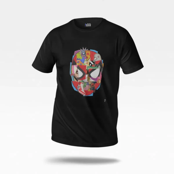 تیشرت مرد عنکبوتی طرح کلاژ رنگی (Spider-Man) کد po7503