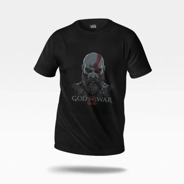 تیشرت بازی خدای جنگ طرح کریتوس (God of War) کد po7599