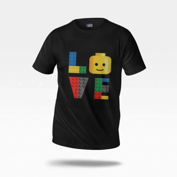 تیشرت لگو طرح آجرهای رنگی (LEGO) کد po7810