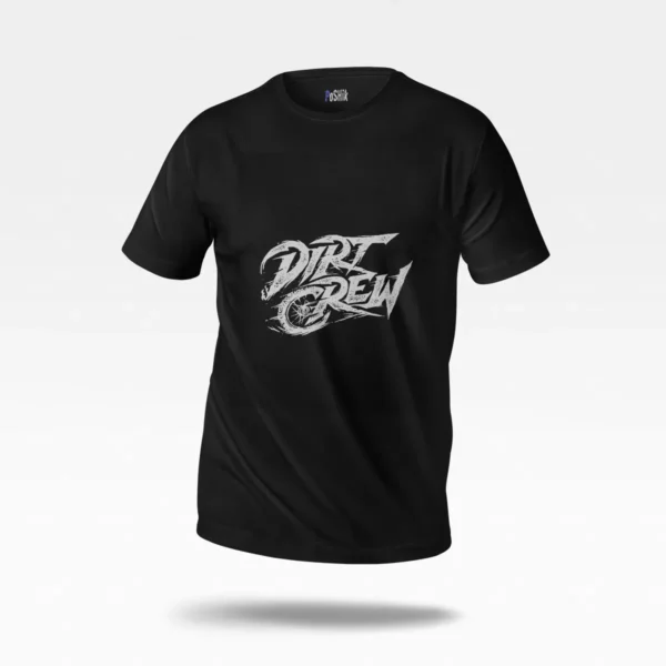 تیشرت موتورسواری طرح تایپوگرافی Dirt Crew کد po7816