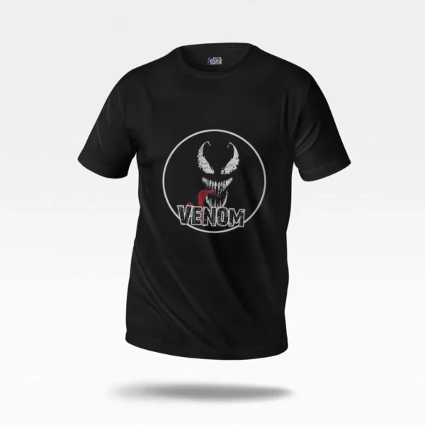 تیشرت ونوم طرح لوگوی دندان‌دار (Venom) کد po7865