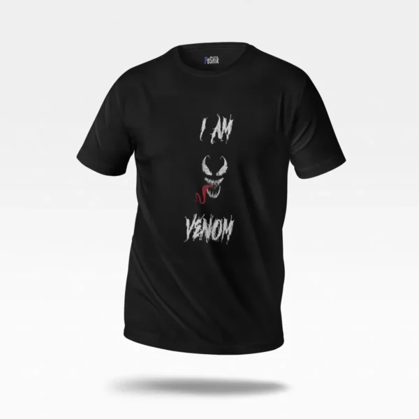 تیشرت ونوم طرح زبان قرمز (Venom) کد po7902