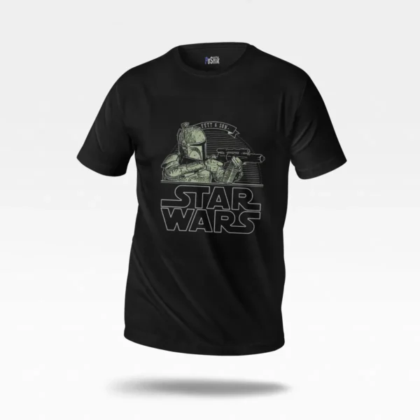 تیشرت جنگ ستارگان طرح بوبا فت (Boba Fett) کد po7922