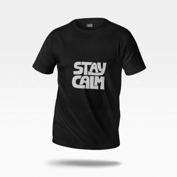 تیشرت تایپوگرافی Stay Calm کد po7970