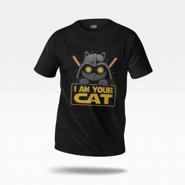 تیشرت گربه طرح دارث ویدر (Darth Vader) کد po8008
