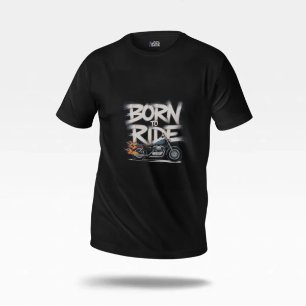 تیشرت موتورسواری طرح Born to Ride کد po8080