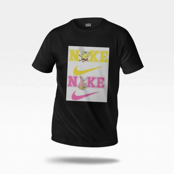تیشرت باب اسفنجی طرح نایکی (Nike) کد po8113