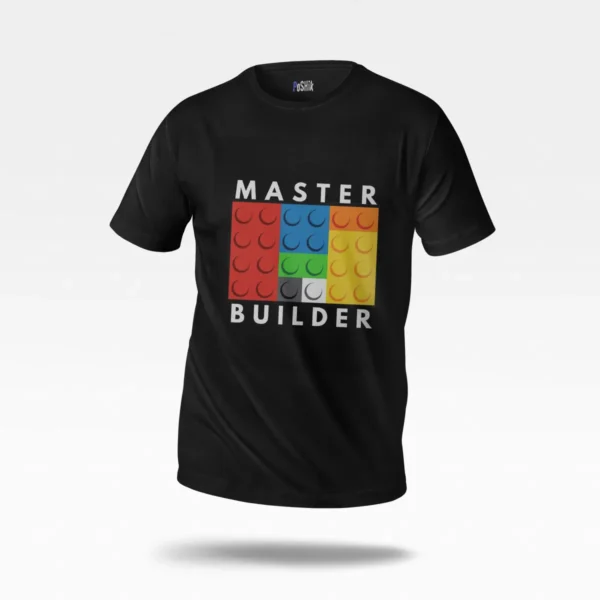تیشرت لگو طرح Master Builder کد po8131