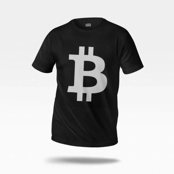 تیشرت بیت‌کوین طرح لوگوی مینیمال (Bitcoin) کد po815
