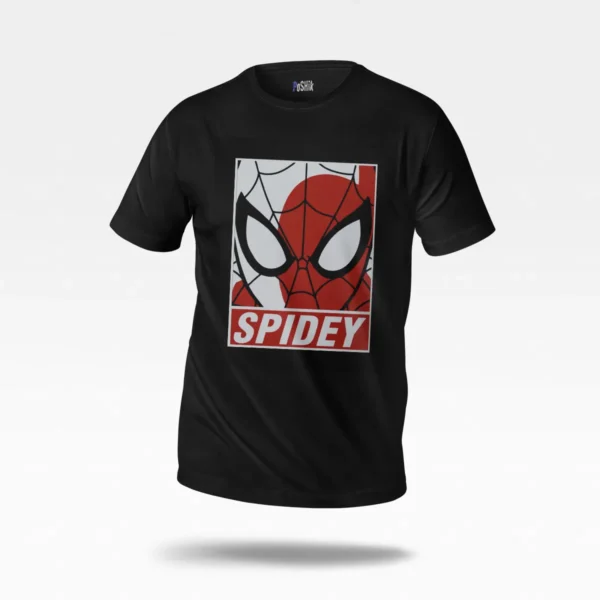 تیشرت مرد عنکبوتی طرح اسپایدی (Spidey) کد po8181