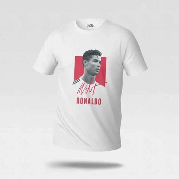 تیشرت کریستیانو رونالدو طرح پرتره مینیمال (Cristiano Ronaldo) کد po834
