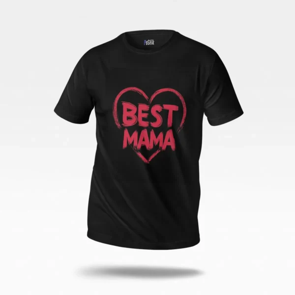 تیشرت مادر طرح قلب Best Mama کد po859