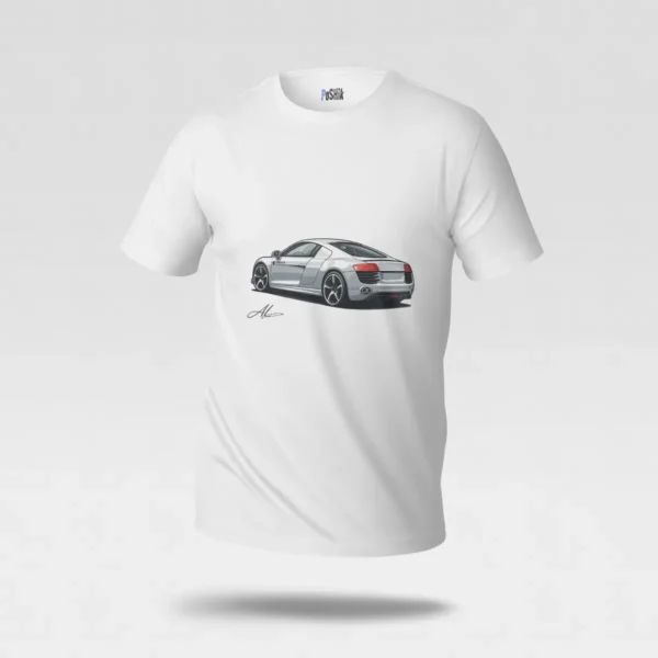 تیشرت آئودی R8 طرح ماشین اسپرت (Audi R8) کد po875