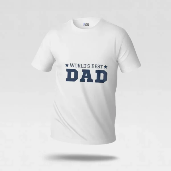 تیشرت پدر نوشته World’s Best Dad کد po878