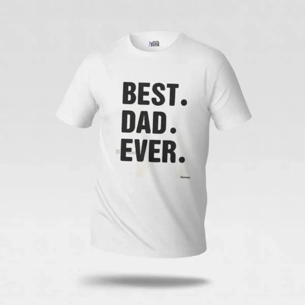 تیشرت پدر نوشته Best Dad Ever کد po889