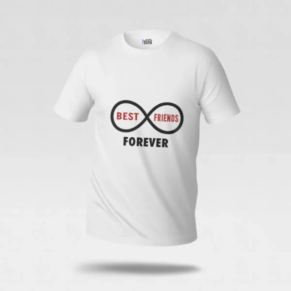 تیشرت دوستی طرح Best Friends Forever کد po918