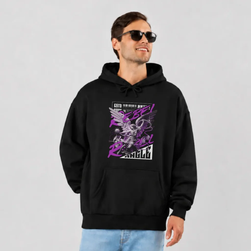 هودی فرشته طرح Rebel Youth کد 26388