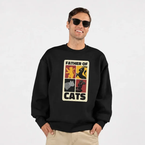 دورس گربه طرح Father of Cats کد 30438