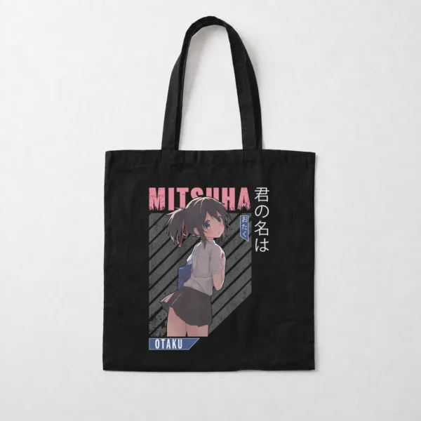توت بگ انیمه کیمی نو نا وا طرح میتسوها نمای پشت (Mitsuha) کد 24038