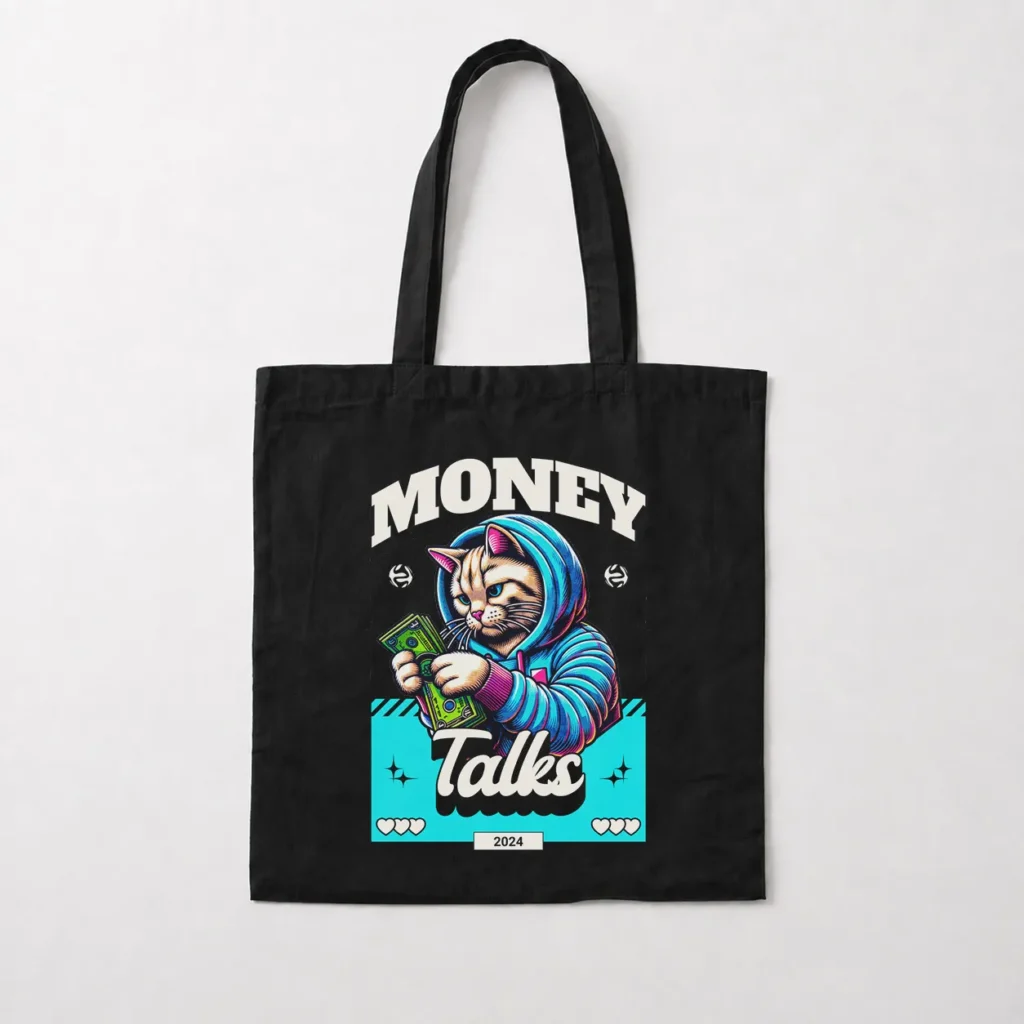 توت بگ گربه طرح Money Talks کد 24219