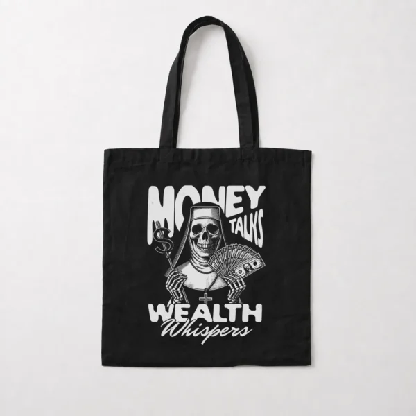 توت بگ جمجمه طرح Money Talks Wealth Whispers کد 24220