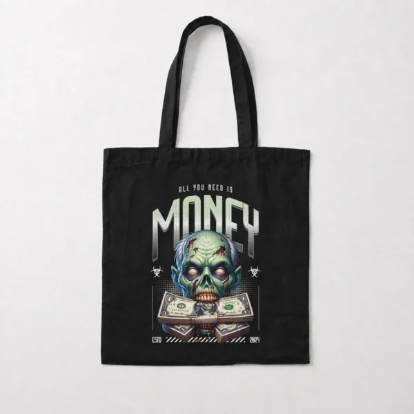 توت بگ جمجمه طرح All You Need Is Money کد 24224