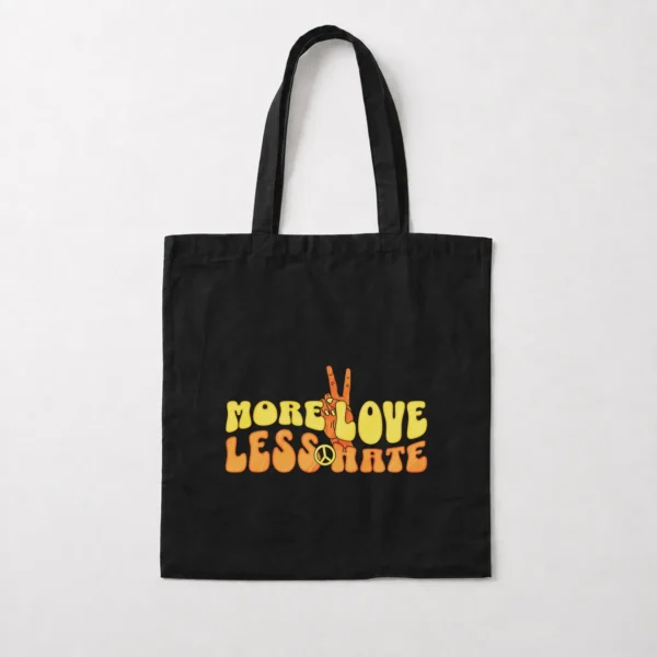 توت بگ صلح و عشق طرح More Love Less Hate کد 24266