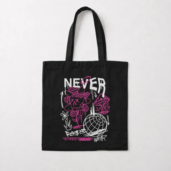 توت بگ گرافیتی طرح Never Streetwear کد 24644