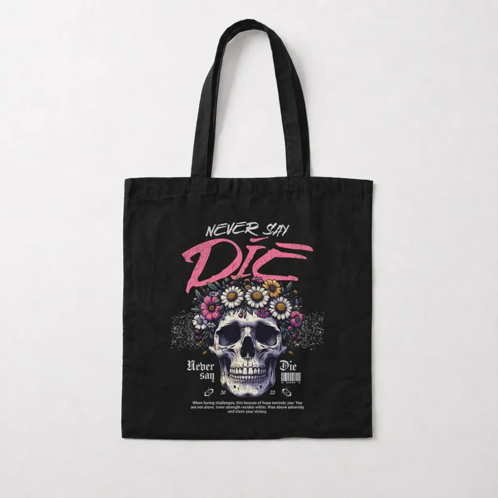 توت بگ جمجمه طرح Never Say Die کد 24646