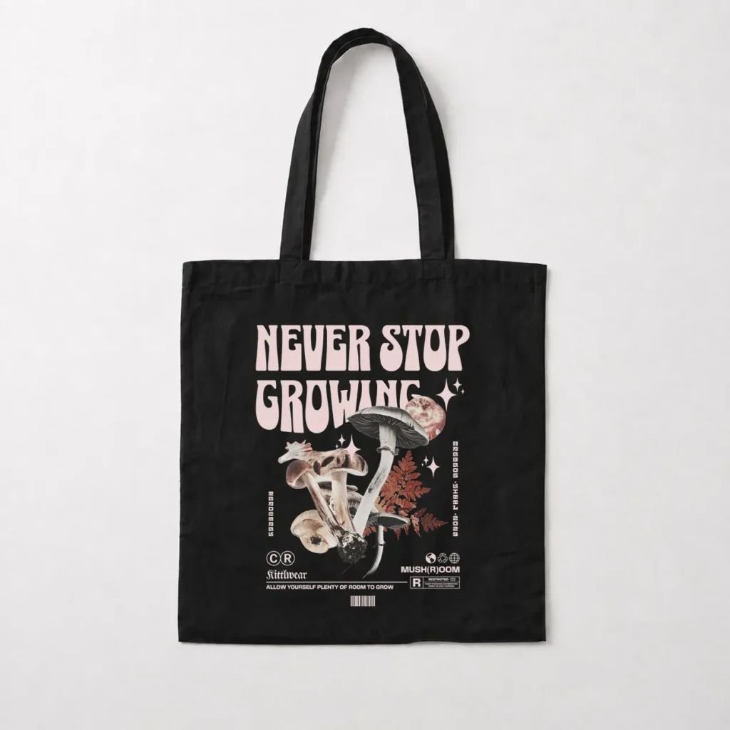 توت بگ انگیزشی طرح Never Stop Growing کد 24648
