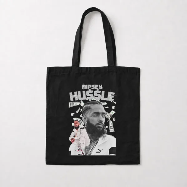 توت بگ نیپسی هاسل طرح مشکی و سفید (Nipsey Hussle) کد 25093
