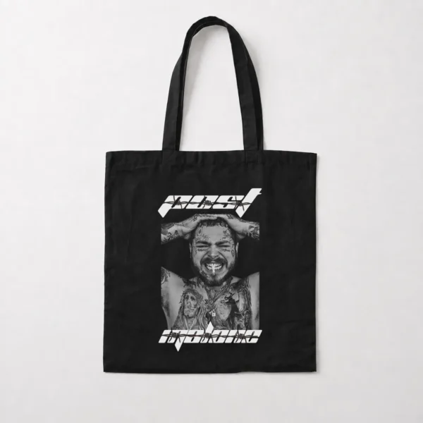 توت بگ پست مالون طرح سیاه و سفید (Post Malone) کد 25183