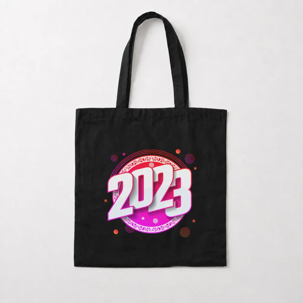 توت بگ طرح گرافیکی عدد 2023 کد 26065