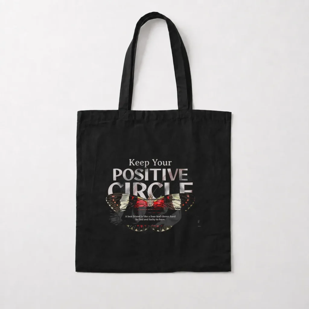 توت بگ پروانه طرح Positive Circle کد 26113