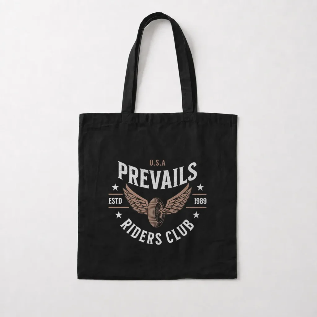 توت بگ موتورسواری طرح Prevails Riders Club کد 26157