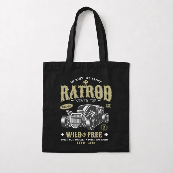 توت بگ ماشین رترو طرح Rat Rod Vintage کد 26361