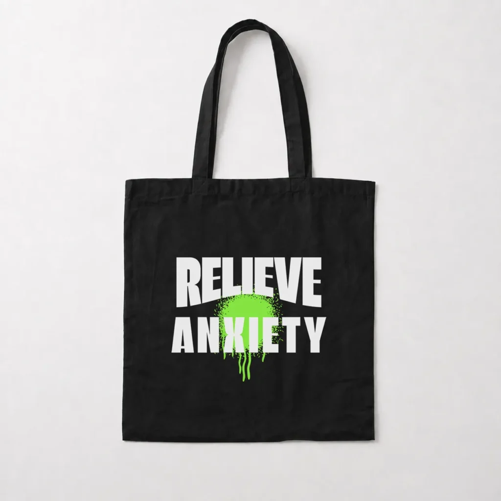 توت بگ تایپوگرافی Relieve Anxiety کد 26478