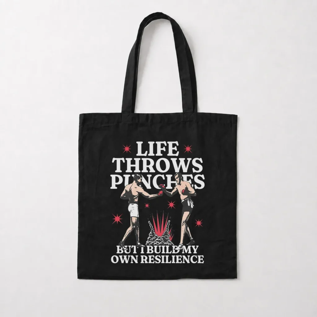 توت بگ بوکس انگیزشی طرح Life Throws Punches کد 26493