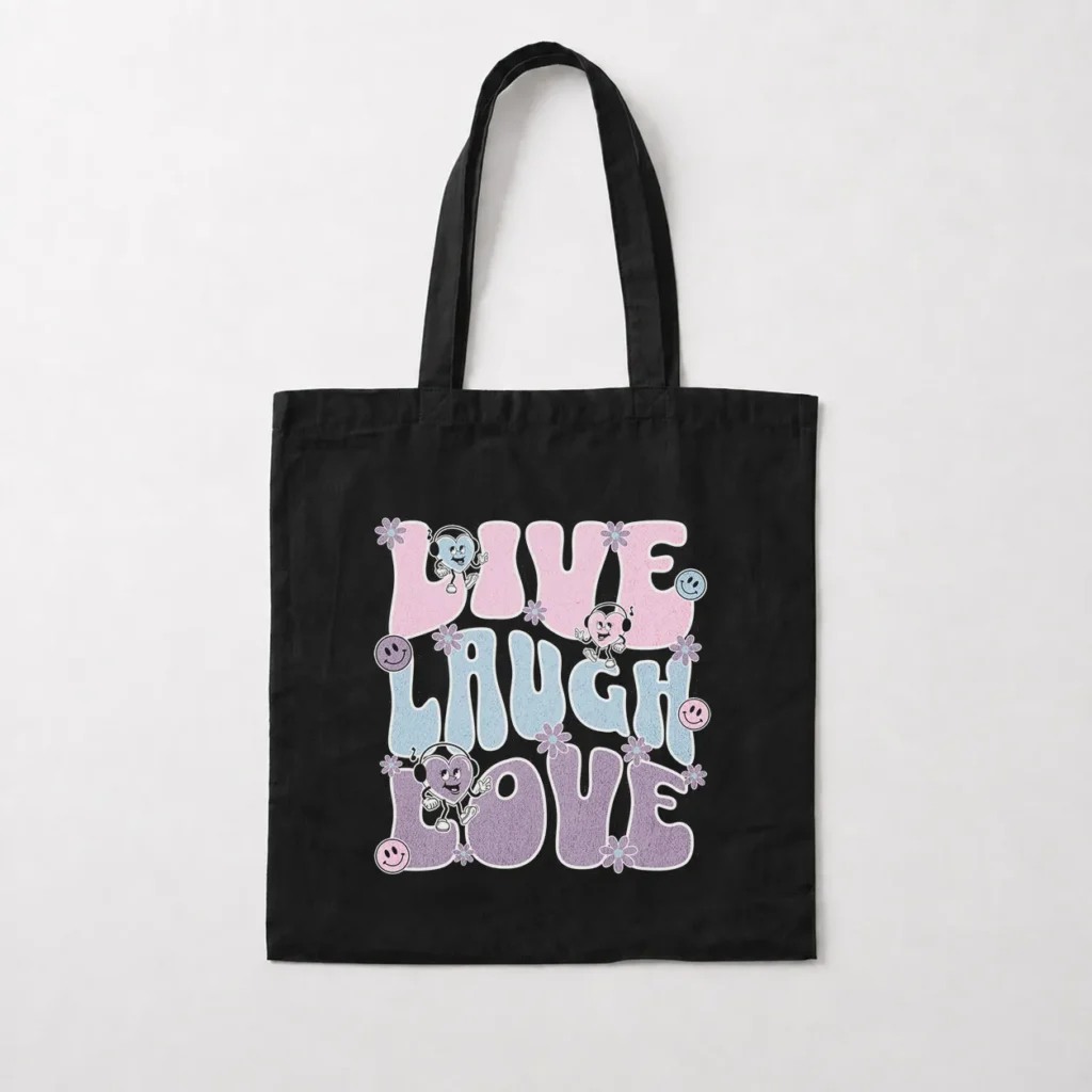 توت بگ حال خوب طرح Live Laugh Love کد 26506