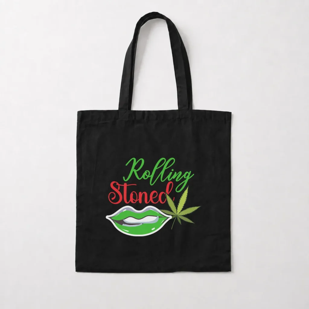 توت بگ طرح لب و برگ Rolling Stoned کد 26853