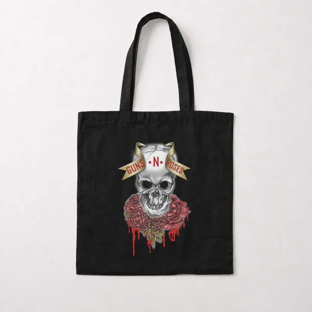 توت بگ گانز اند رزز طرح جمجمه و گل رز (Guns N' Roses) کد 26894