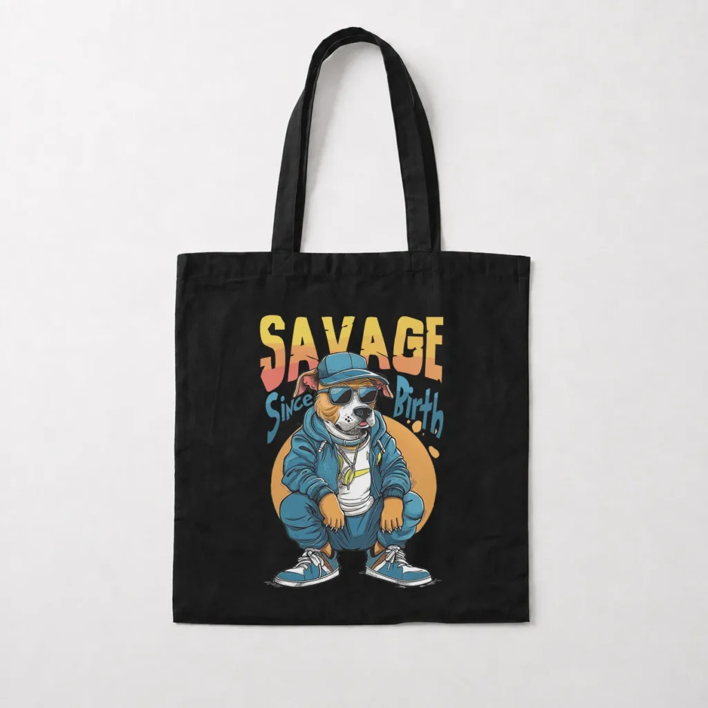 توت بگ سگ کارتونی طرح Savage Since Birth کد 27127