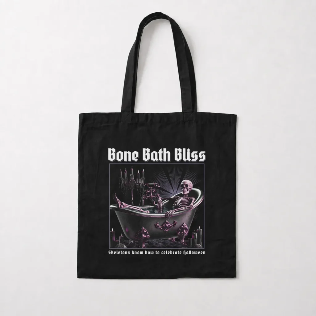 توت بگ اسکلت طرح Bone Bath Bliss کد 27594