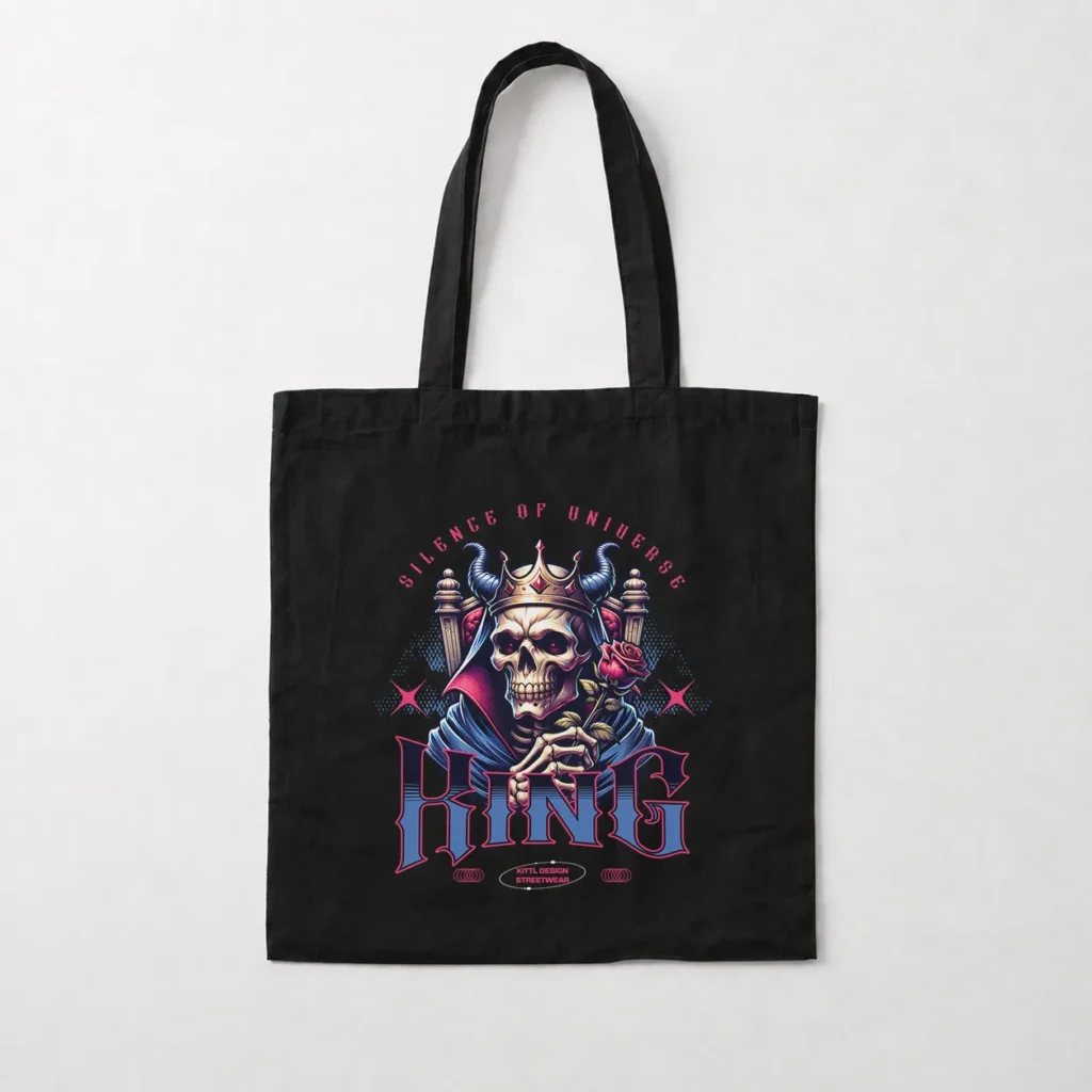 توت بگ جمجمه طرح King تاجدار کد 27665