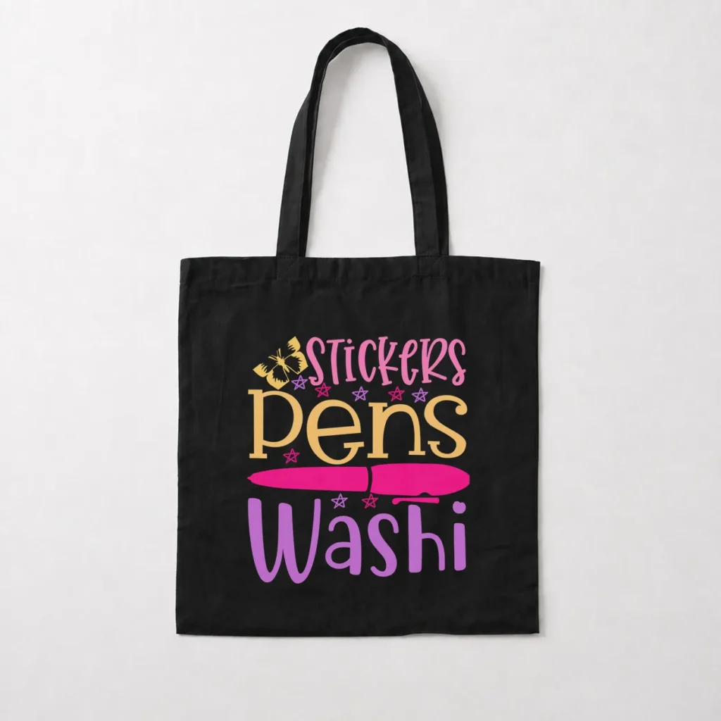 توت بگ طرح تایپوگرافی Stickers Pens Washi کد 28397