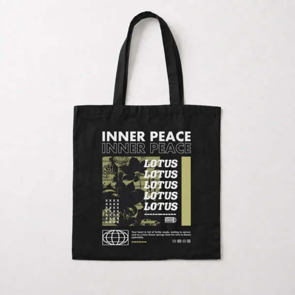 توت بگ آرامش درونی طرح Inner Peace Lotus کد 28532