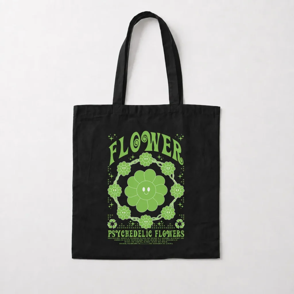 توت بگ گل روانگردان طرح Psychedelic Flowers کد 28624