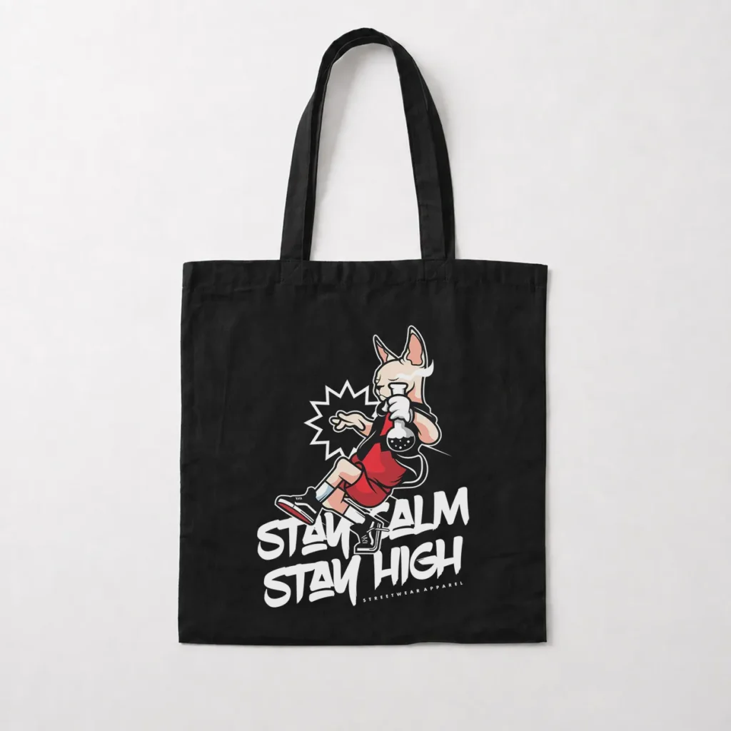 توت بگ تایپوگرافی Stay Calm Stay High کد 28742